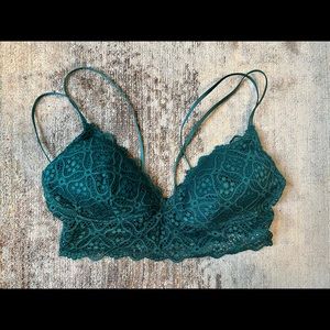 Gorgeous dark teal bralette